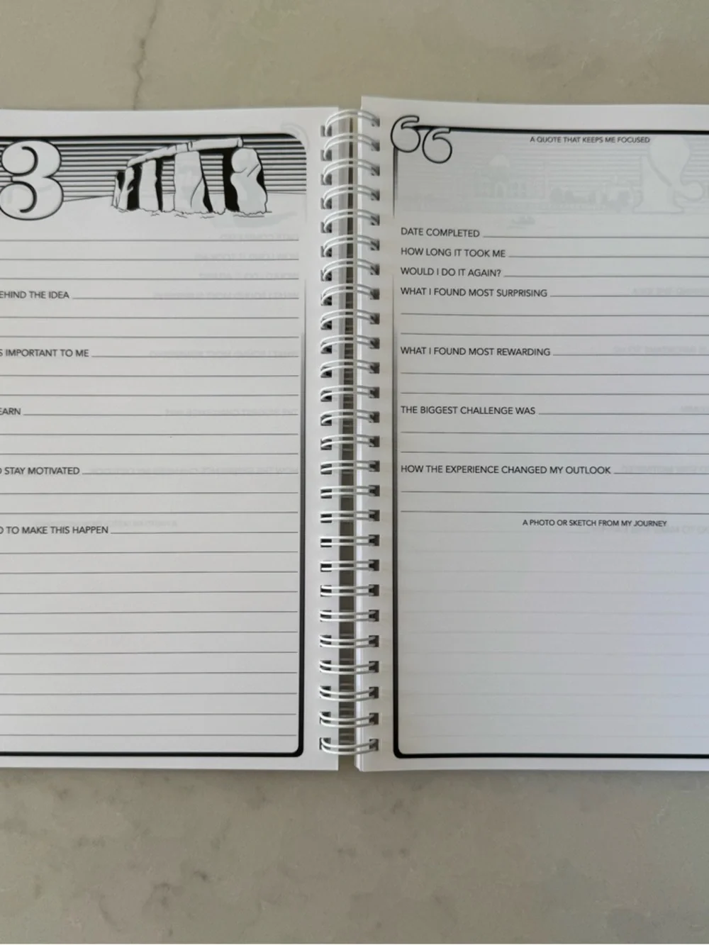 NEW Bucket List Journal